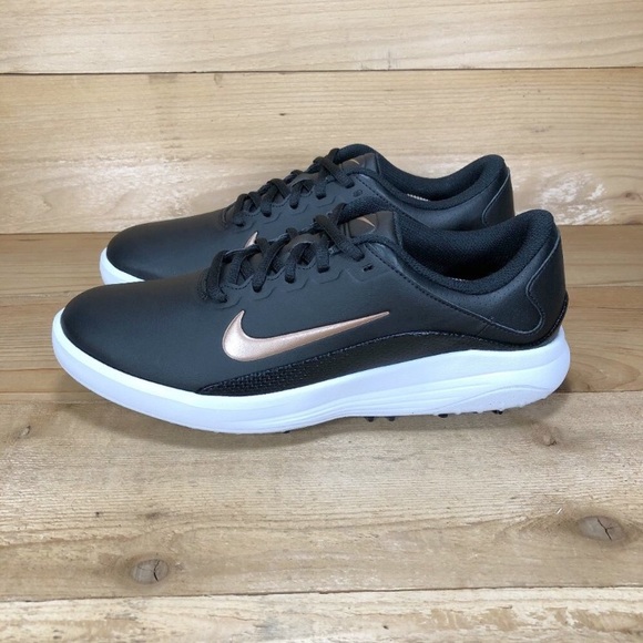 NEW Nike Vapor leather golf shoes/cleats rose gold - Picture 4 of 9